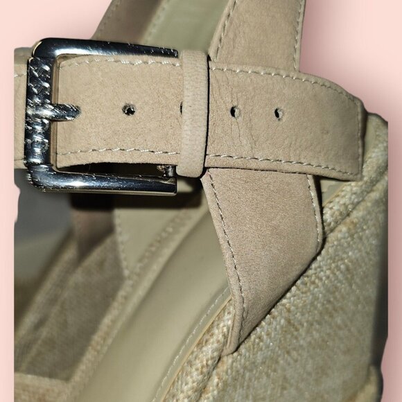 Guess Women Brown Wedge HEELS 7.5 M 5" - Picture 8 of 13